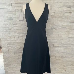 J. CREW plunge neck LBD